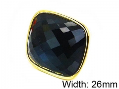 HY Stainless Steel 316L Lady Gemstone Rings-HY15R1336HOT