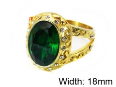 HY Stainless Steel 316L Lady Gemstone Rings-HY15R0944HJL