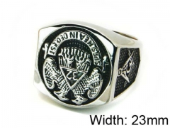 HY Stainless Steel 316L Men Casting Rings-HY22R1276HIR