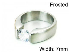 HY Stainless Steel 316L Lady Big-Crystal Rings-HY05R0171HIT