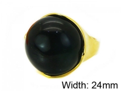 HY Stainless Steel 316L Lady Gemstone Rings-HY17R0031HLX