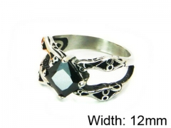 HY Stainless Steel 316L Men Gemstone Rings-HY22R1208HJW