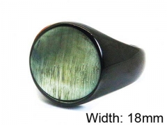 HY Stainless Steel 316L Men Gemstone Rings-HY17R0211PA