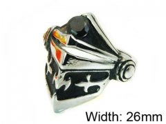 HY Stainless Steel 316L Men Casting Rings-HY22R1266HKD