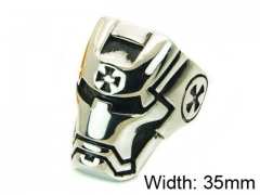 HY Stainless Steel 316L Men Casting Rings-HY22R0598HID