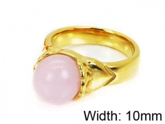 HY Stainless Steel 316L Lady Gemstone Rings-HY17R0206HJX