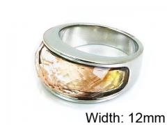 HY Stainless Steel 316L Lady Gemstone Rings-HY17R0188HNV