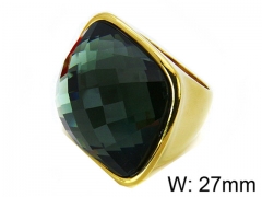 HY Stainless Steel 316L Lady Gemstone Rings-HY15R1000HOC