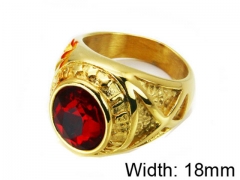 HY Stainless Steel 316L Men Gemstone Rings-HY15R0922HIL