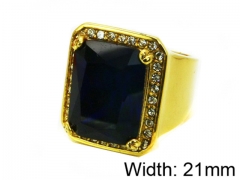 HY Stainless Steel 316L Lady Gemstone Rings-HY15R1218HM5