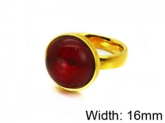 HY Stainless Steel 316L Lady Gemstone Rings-HY17R0071PA