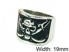 HY Stainless Steel 316L Man Skull Rings-HY22R0926HIY