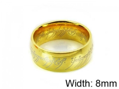 HY Stainless Steel 316L Men Popular Rings-HY14R0413NB