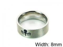 HY Stainless Steel 316L Men Popular Rings-HY22R0791HBE