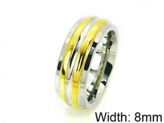 HY Stainless Steel 316L Men Popular Rings-HY05R0154MD