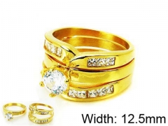 HY Stainless Steel 316L Lady Special Rings-HY05R0185IMB