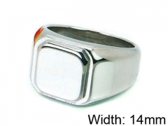 HY Stainless Steel 316L Men Popular Rings-HY45R0276NC