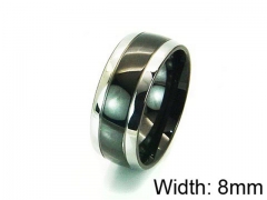 HY Stainless Steel 316L Men Popular Rings-HY05R0136NL