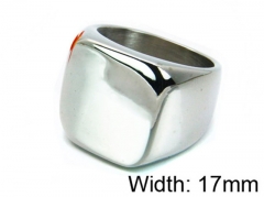 HY Stainless Steel 316L Men Popular Rings-HY15R0991HDD