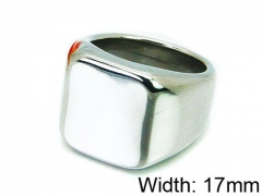 HY Stainless Steel 316L Men Popular Rings-HY45R0279NF