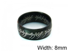 HY Stainless Steel 316L Men Popular Rings-HY14R0414NV