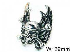 HY Stainless Steel 316L Man Skull Rings-HY22R0943HJQ