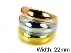 HY Stainless Steel 316L Lady Popular Rings-HY15R1126HJA