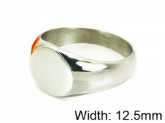 HY Stainless Steel 316L Men Popular Rings-HY17R0097NE