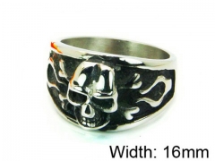 HY Stainless Steel 316L Man Skull Rings-HY22R1252HHA