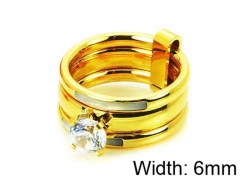 HY Stainless Steel 316L Lady Special Rings-HY05R0187IIU