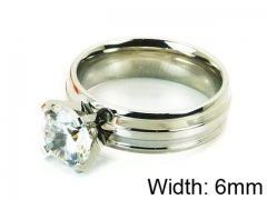 HY Stainless Steel 316L Lady Lover Rings-HY05R0211NL