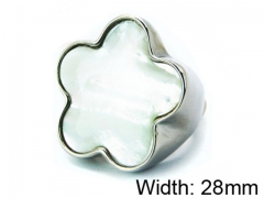 HY Stainless Steel 316L Lady Shell Rings-HY15R1184HNQ