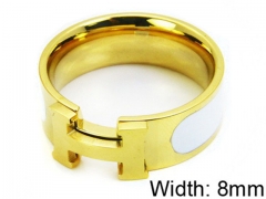 HY Stainless Steel 316L Lady Popular Rings-HY64R0047HIZ