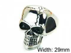 HY Stainless Steel 316L Man Skull Rings-HY22R0652HIT