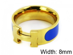 HY Stainless Steel 316L Lady Popular Rings-HY64R0053HIZ