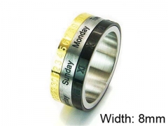 HY Stainless Steel 316L Men Popular Rings-HY05R0134H2E