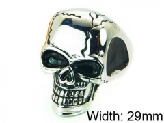 HY Stainless Steel 316L Man Skull Rings-HY22R0899HIF