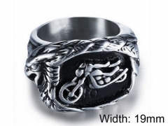 HY Wholesale Titanium Steel Popular Rings-HY002R0016HMR