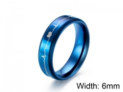 HY Jewelry Titanium Steel Popular Rings-HY007R0251KD