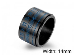 HY Jewelry Titanium Steel Popular Rings-HY007R0124HKT