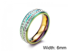 HY Jewelry Titanium Steel Popular Rings-HY007R0265ND