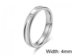 HY Jewelry Titanium Steel Popular Rings-HY007R0231LD