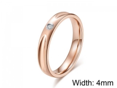 HY Jewelry Titanium Steel Popular Rings-HY007R0232MD