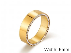 HY Jewelry Titanium Steel Popular Rings-HY007R0239KL