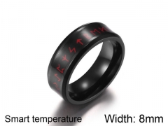 HY Jewelry Titanium Steel Temperature Sensing Rings-HY007R0226HSL