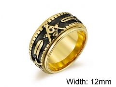 HY Jewelry Titanium Steel Popular Rings-HY007R0033HKT