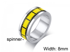 HY Wholesale Titanium Steel Rings-HY006R0101HCD