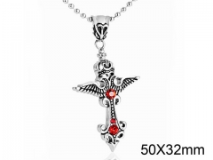 HY Wholesale Stainless steel 316L Crystal Pendant (not includ chain)-HY0001P0153HND