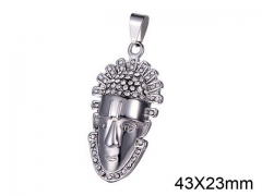 HY Wholesale Stainless steel 316L Crystal Pendant (not includ chain)-HY008P0204HKD