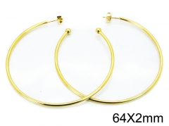 HY Wholesale Stainless Steel 316L Cheap Earrings-HY08E0102JS